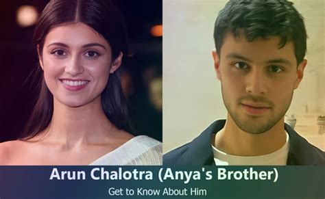 anya chalotra siblings|Anya Chalotra Brother Arun Chalotra, Siblings And。